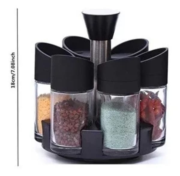 Condimentero en vidrio para especias